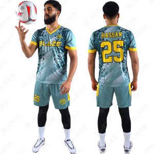 Proveedor de Camisetas de Fútbol 2024 2025 Uniforme de Fútbol Unisex de Secado Rápido 100% Poliéster Colores y Logotipo Personalizados - Product Image 1