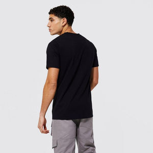 T-shirt basique à encolure ras du cou pour hommes T-shirt d'été léger en coton à bobine grande taille - Product Image 2