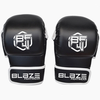 Guantes de MMA para Entrenamiento, Sparring, Saco de Boxeo, Combate en Jaula, Guantes de 7oz en Cuero Vacuno Genuino