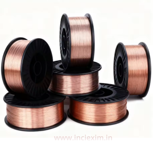 ลวดเชื่อมเหล็กคาร์บอนเคลือบทองแดง ER70S-6 สำหรับงานเชื่อมแบบ Mig ในอินเดีย น้ำหนัก 1 กก. ลวดเชื่อมเหล็กอ่อน ER70S-6 ขนาด 0.8 มม. 0.9 มม. - Product Image 4