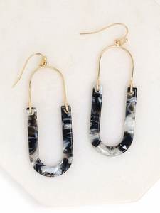 Pendientes de Resina con Acabado Brillante |   Joyería de Diseño para Mujeres y Niñas |   Boda Tradicional Hecha a Mano con Estilo Vintage - Product Image 2