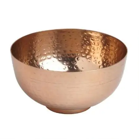 Indian Hammered Quality Design Einzigartige Schalen Ess zubehör für Aufbewahrung utensilien Moderne Luxus-Metall-Servier schale mit Deckel