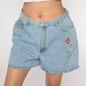 กางเกงยีนส์ขาสั้นทรงวินเทจ - Product Image 6