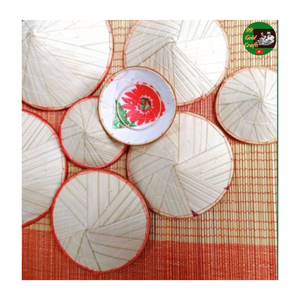 Chapeau conique vietnamien fait à la main Non La, feuille de bambou, artisanat traditionnel, petits chapeaux coniques - Chapeaux coniques en feuille de palmier - Product Image 5