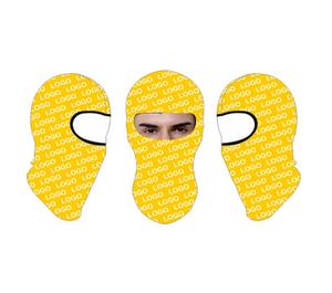 Precio bajo Pasamontañas de un agujero 100% Poliéster Deportes al aire libre Spandex A prueba de viento Senderismo Cubierta de esquí al aire libre - Product Image 6