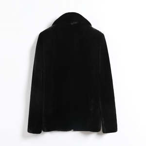 Men's <b>Hooded</b> Fleece <b>Fur</b> <b>Jacket</b> Wholesale Custom Blank High Quality Black Private Label Outdoor Breathable - Product Image 2