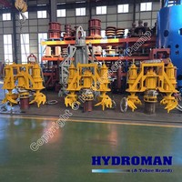 Pompa Pasir Submersible Hydroman Stainless Steel dengan 2 Pemotong Samping untuk Lumpur Padat