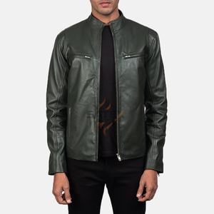 Veste en cuir unisexe légère et tendance de qualité supérieure au meilleur prix, avec broderie patchwork et logo frontal coupe-vent - Product Image 1