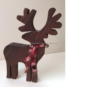 Reno de gato de madera listo para pintar o decorar, ideal para manualidades en un niño, adornos de cumpleaños - Product Image 6