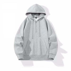 Sweats à capuche et sweat-shirts avec logo personnalisé pour hommes 100% coton vierge épais de qualité luxueuse et imprimée surdimensionnée - Product Image 1