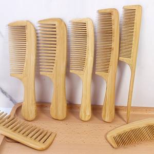 Brosse à cheveux en bambou écologique 1 fois en utilisant pour le kit personnel de l'hôtel de villégiature de restaurant d'avion - Product Image 6