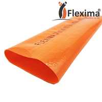 Tuyau plat en PVC Flexima pour irrigation goutte à goutte agricole, flexible, 3 pouces, 6 bars, haute pression, 50 m, certifié ISO 9001