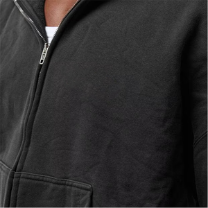 Stylish Pullover Lightweight Zip Hoodie <b>for</b> <b>Men</b> Plain Oversized Hoodie With <b>pouch</b> Pockets Heavy Cotton Hoodie - Product Image 6