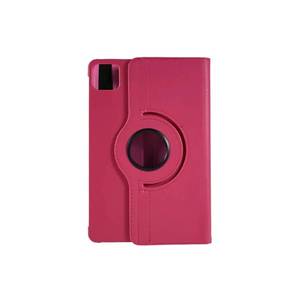 Étui de protection pour tablette Netzy Pad 6 SAFA avec support rotatif à 360 degrés en silicone rouge - pour une utilisation spécifique sur un bureau d'ordinateur - Product Image 5