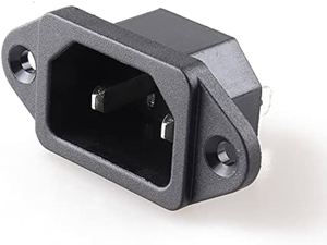 Enchufe de Corriente de 3 Pines, 90 Grados, DIP, 10A, 15A, 250V CA, Toma de Corriente CA - Product Image 1