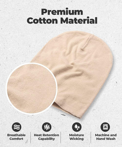 Unisex Thick Knitted Winter <b>Beanie</b> Jacquard Fabric <b>Skull</b> Cap for Men and Women Cuffed <b>Beanies</b> - Product Image 2