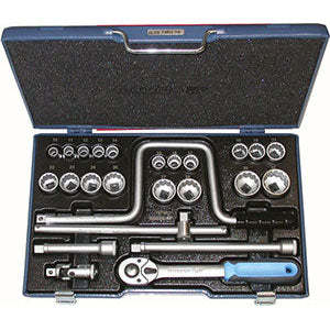 25-Piece <b>Set</b> of Chrome Finish CRV Ring Socket Wrenches and Torx Wrenches for DIY Customizable OEM Support - Product Image 1