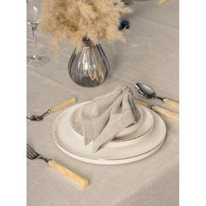 Caja de algodón de 8 piezas, mantel de lino Pera Toprak, cubierta de mesa elegante para comedor y entretenimiento - Product Image 2