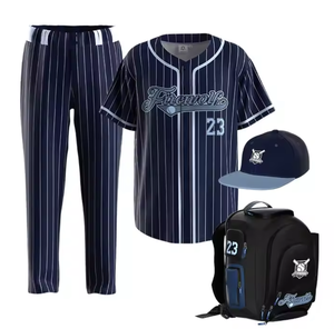 Nueva llegada Ropa deportiva Uniforme de béisbol 100% Tela de poliéster Mejor precio Uniforme de béisbol - Product Image 1
