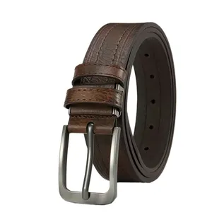 Buckle Made Genuine Concho Western Leather Beaded Belt With <b>Stud</b> Design Manufacturer - Product Image 1