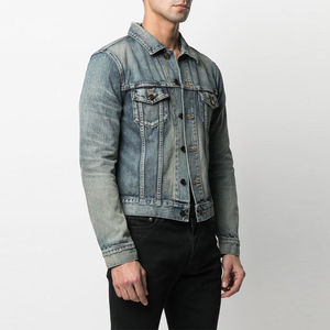 Chaqueta de calidad superior para hombre, chaqueta vaquera, abrigo vaquero abotonado informal, ropa de abrigo elegante para hombre, perfecta para Otoño e Invierno - Product Image 6