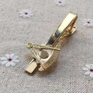 Vente en gros de produits de club maçonnique de franc-maçon Cravates Masones Épingles en émail Badges Épinglette maçonnique en métal personnalisée en or - Product Image 6