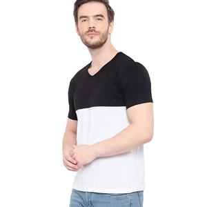 Camiseta Hip Hop para Hombre, Cuello Redondo, Corte Ajustado, Manga Corta, Diseño Sólido, Tejido de Punto, 220 Gramos, Poliéster/Algodón - Product Image 2
