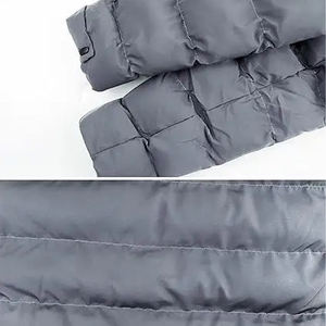 Veste matelassée personnalisée pour hommes Manteau d'hiver long à capuche Poches zippées High Street Style Plain Dyed Fabricant direct d'usine - Product Image 4