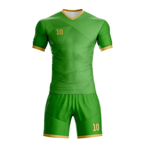 Por encargo de alta calidad camisetas de fútbol uniforme al por mayor barato sublimación 100% poliéster hombres equipo uniforme de fútbol - Product Image 1