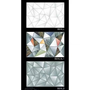 Azulejos de pared digitales Última impresión 3D Diseño decorativo de 300x450mm para paredes interiores y exteriores de baño Acabado brillante - Product Image 5