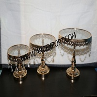 Présentoir à gâteaux en métal doré de qualité de luxe Présentoir à gâteaux pour mariage et événements Décoration de table Présentoir à gâteaux pour Offre Spéciale