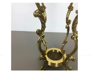 Porte-parapluie en métal avec finition or clair bien poli Parfait pour la décoration intérieure et les accessoires de style antique - Product Image 5