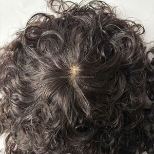 Peluca <span class=keywords><strong>de</strong></span> cabello humano 100% rizado en stock, precio barato, peluca para hombre, postizo <span class=keywords><strong>con</strong></span> base <span class=keywords><strong>de</strong></span> corona <span class=keywords><strong>de</strong></span> seda, sistemas <span class=keywords><strong>de</strong></span> reemplazo <span class=keywords><strong>de</strong></span> cabello - Product Image 5