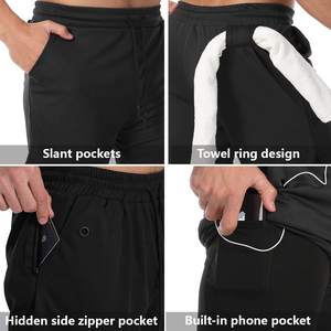 Pantalones cortos de moda de secado rápido para hombre, pantalones cortos informales cómodos de talla grande de malla para correr, pantalones cortos de gimnasio para hombre - Product Image 4