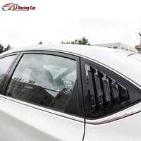 Accesorios para Automóviles con Aspecto de Carbono ABS, Kit de Carrocería, Cubiertas para Ventilaciones de Ventanas Laterales Traseras para Nissan Sentra Sylphy Sv Sr Turbo B17 2016-2019