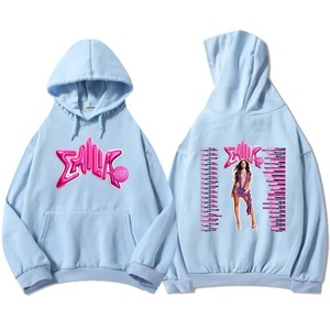 Sudadera con Capucha Emilia Mernes MP3, Sudadera de Invierno de Manga Larga con Capucha para Hombre, Ropa de Forro Polar con Bolsillo, Sudadera con Estampado Gráfico de Cantante - Product Image 1