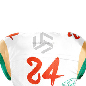 Uniformes de Fútbol Americano con Estampado de Silicona, Venta al por Mayor, Sublimación para Equipos, Conjunto Juvenil, Jersey de Fútbol Americano para Adultos - Product Image 4
