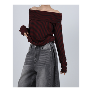 Pantalones vaqueros de Mujer Unisex K-Fashion Side Slit Denim Pants Vintage Washed Wide Jeans 2COLOR Algodón suave Casual Everyday Outfit H5006 - Product Image 4