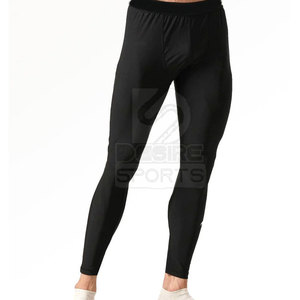 DESIRE SPORTS Pantalons de compression personnalisables pour hommes, de haute qualité, séchage rapide, respirants, en tissu polyester, avec taille élastique - Product Image 2