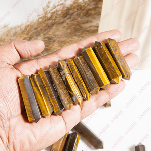 Puntas de Ojo de Tigre de Doble Terminación al por Mayor para Decoración y Regalos - Product Image 6