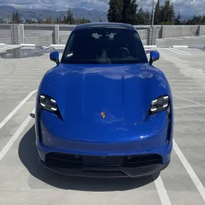 Bateria usada para Porsche Taycan 4S Nogaro Blue AWD performance plus motor elétrico com dois motores, usada para amostra de pintura, 2022