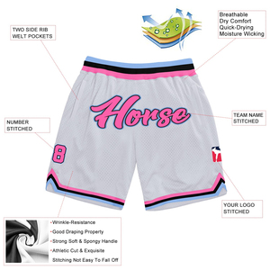 กางเกงขาสั้นผ้าโพลีเอสเตอร์สำหรับผู้ชายใส่สบายเสื้อบาสเก็ตบอลเอวยางยืดพิมพ์ลายตาข่าย - Product Image 2