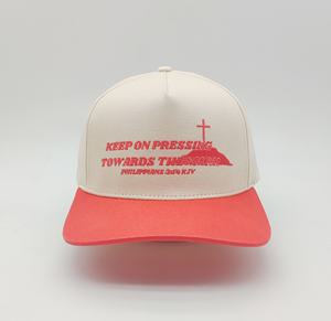 Gorra deportiva de béisbol personalizada de 5 paneles, sombrero de Color sólido con borde curvo para exteriores con bordado en dos tonos, estilo deportivo, MOQ bajo - Product Image 2