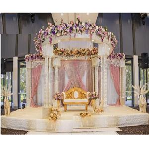 Gujarati boda estilo Triveni Vidhi Mandap mejor boda DEL SUR DE LA India Triple Polo Mandap impresionante boda Triple Polo Mandap - Product Image 1