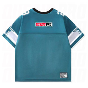 Camiseta de Fútbol Americano de Poliéster y Spandex con Estampado Digital, Totalmente Personalizada, Ropa Deportiva para Fanáticos, Secado Rápido, Impresión por Transferencia de Calor - Product Image 2