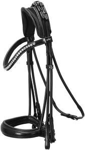 Kensington Bridle Horse Brida MEJOR Cuero genuino de alta calidad Brida de caballo de cuero genuino de alta calidad - Product Image 3