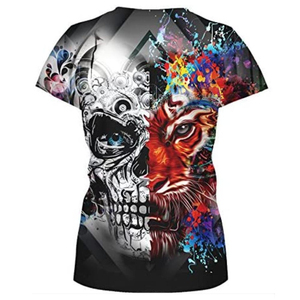 เสื้อยืดพิมพ์ลายซับลิเมชันสำหรับผู้ชายเสื้อยืดกราฟิกโพลีเอสเตอร์ระบายอากาศได้ดีแห้งเร็วแบบยั่งยืน - Product Image 5