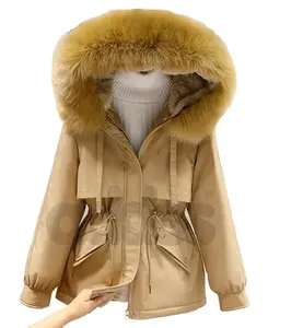 최신 2022 스킨 골드 자켓 전문 제조 독특한 디자인 맞춤형 최고 품질 합리적인 가격 여성 코트