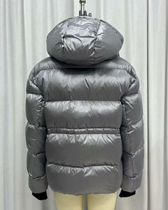 Chaqueta Corta de Invierno para Mujer, Gruesa, Cálida, Ligera, Acolchada, de Moda, Tejida, Transpirable, de Lona - Product Image 3