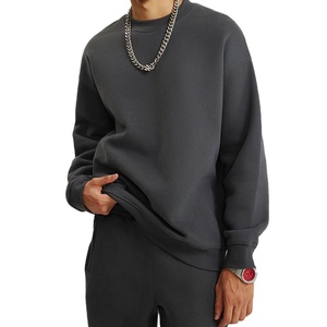 Sweat-shirt en coton 100% en gros, design de logo personnalisé, sweat-shirt surdimensionné, sweat-shirt épais, MADE BY BS 2027 - Product Image 1